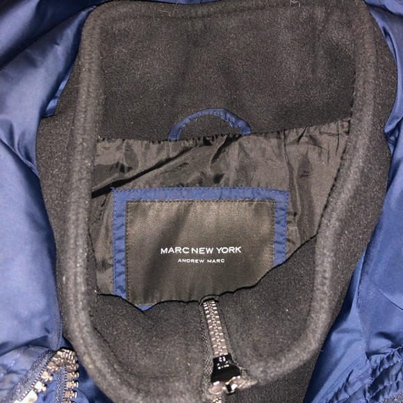 Andrew Marc Hooded down puffer Parka jacket - Picture 4 of 11